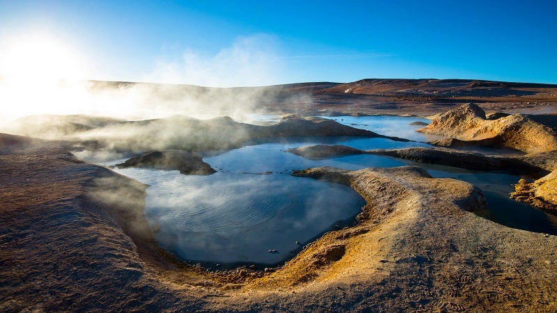 Image of a geothermal hot pool