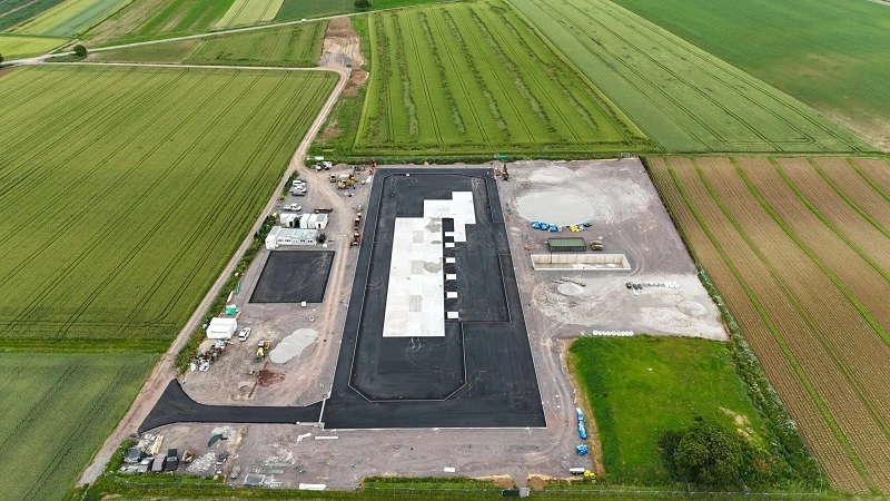 Image of the Landau geothermal drilling site in Germany