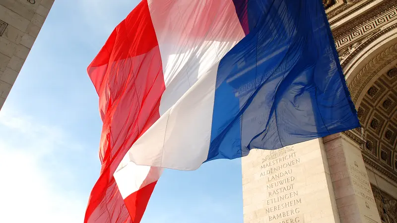 Image of the French flag 