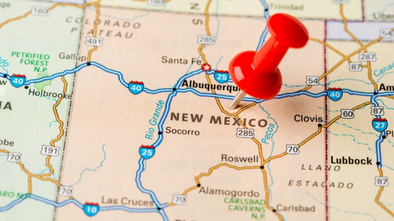 Map of New Mexico