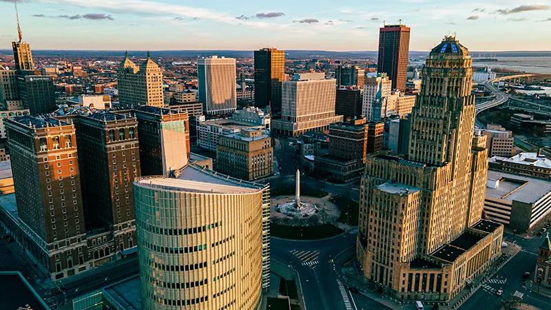 aerial_view_Buffalo_USA