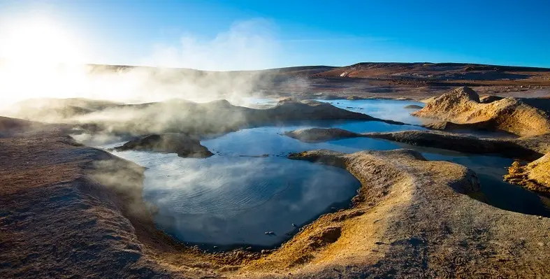 Image of a geothermal hot pool