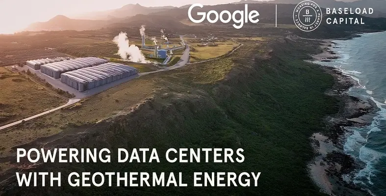 Image of Google data centres 