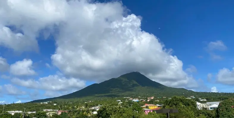 Nevis volcano