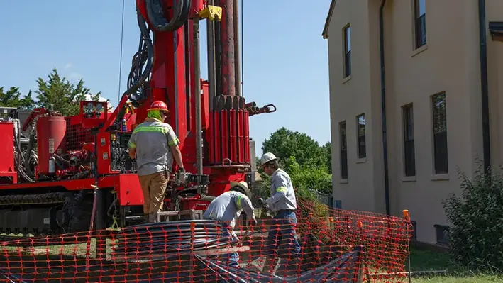 Fort Sill geothermal housing project