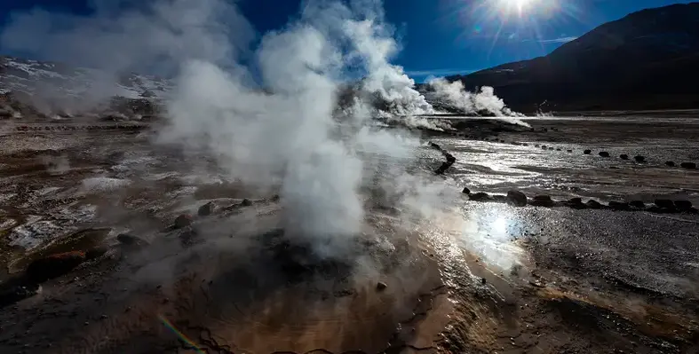 Hot springs in North America