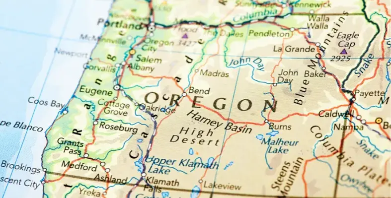 oregon map